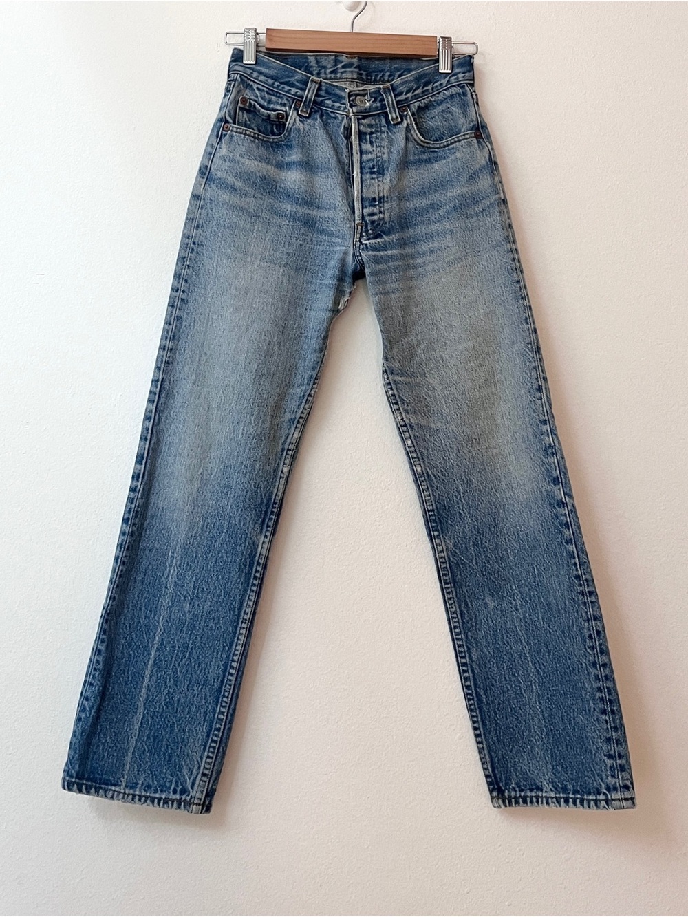 Vintage 80s Levi's 501 Jeans Tiny Fit Great Fade